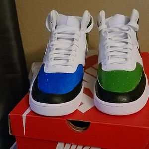 Custom color nike court visions mid